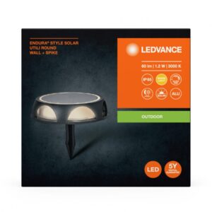 Lampa LED solara Ledvance ENDURA Round, 1.2W, 60 lm - 000004058075834743