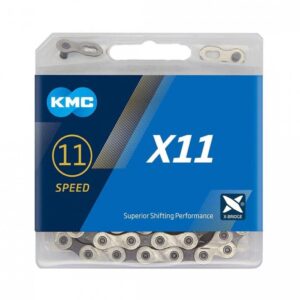 Lant KMC X11, 11 Viteze, 114 Zale, Gri - KMC-BX11GG114