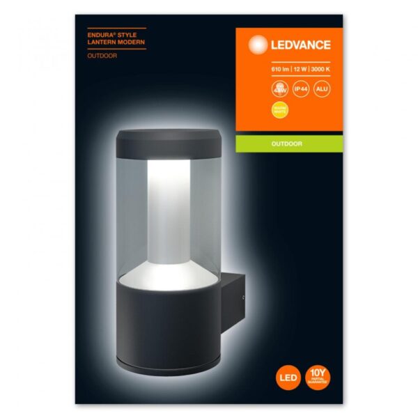 Lanterna LED Ledvance de exterior Endura Style 12W DG - 000004058075205017