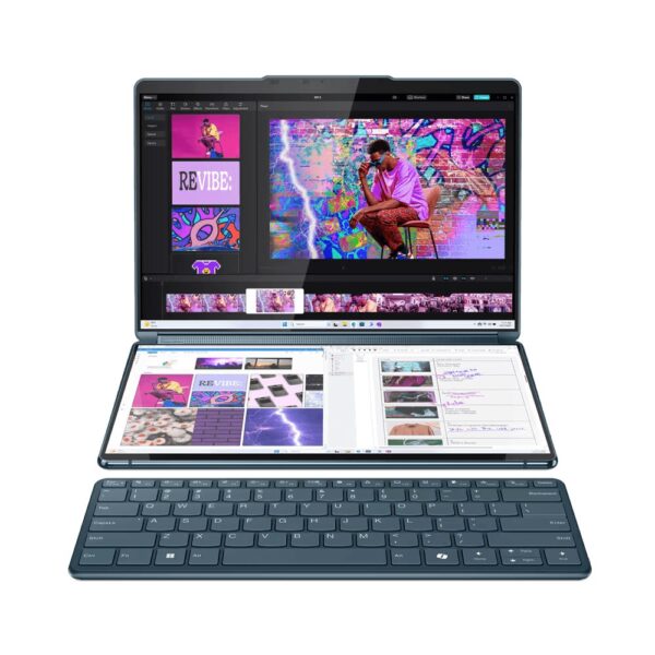 Laptop Lenovo Yoga Book 9 13IMU9, 2x 13.3" 2.8K - 83FF002NRM