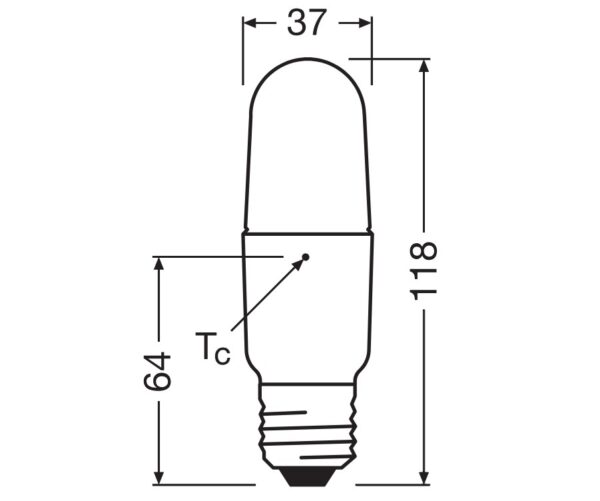 LEDSSTICK75 9,5W/840 230VFR E27 FS1OSRAM - 000004058075059214