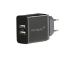 Lemontti Incarcator Retea 2.4A 2 porturi USB-A Negru - LIR2UN24A