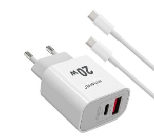 Lemontti Set Incarcator Retea Fast Charge 20W 1 - LIRFCQCPD20WA