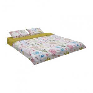 LENJERIE DE PAT KS MICROFIBRA FLOWERS - VN-4KSBED-FLW