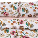 Lenjerie dubla 100% bumbac, 4 piese, Aziz - HR-4BED-132-AZIZ