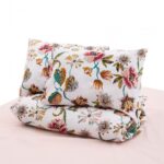 Lenjerie dubla 100% bumbac, 4 piese, Aziz - HR-4BED-132-AZIZ