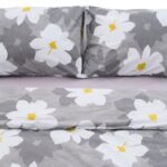 Lenjerie dubla 100% bumbac, 4 piese, Eli - HR-4BED-132-ELI