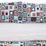 Lenjerie dubla, 100% bumbac, 4 piese, Luis - HR-4BED-132-LUIS