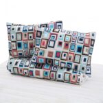 Lenjerie dubla, 100% bumbac, 4 piese, Luis - HR-4BED-132-LUIS