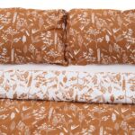 Lenjerie dubla 100% bumbac, 4 piese, Meng - HR-4BED-132-MENG