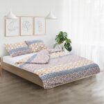 Lenjerie dubla 100% bumbac, 4 piese, Milo - HR-4BED-132-MILO