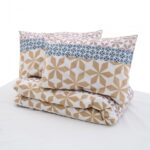 Lenjerie dubla 100% bumbac, 4 piese, Milo - HR-4BED-132-MILO