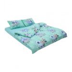 Lenjerie dubla 100% bumbac 4 piese, Spring - HR-DBL132-SPG - imagine 2