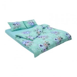 Lenjerie dubla 100% bumbac 4 piese, Spring - HR-DBL132-SPG