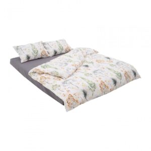 Lenjerie dubla 100% bumbac 4 piese, Summer - HR-DBL132-SMR