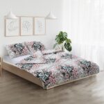 Lenjerie dubla 100% bumbac, 4 piese, Vera - HR-4BED-132-VERA