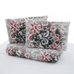 Lenjerie dubla 100% bumbac, 4 piese, Vera - HR-4BED-132-VERA