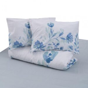 Lenjerie Dubla BBC 4 piese, 132TC - Mist - HR-DBL132-MST