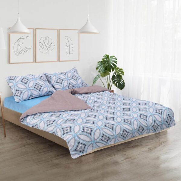 Lenjerie Dubla BBC 4 piese, 132TC -Porto - HR-DBL132-PRT