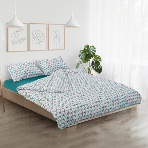Lenjerie Dubla BBC 4 piese, 132TC -Rubin - HR-DBL132-RBN