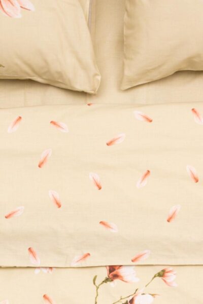 Lenjerie Heinner King Size BBC 4 piese, 144TC Magnolia - HR-KGBED144-MGN