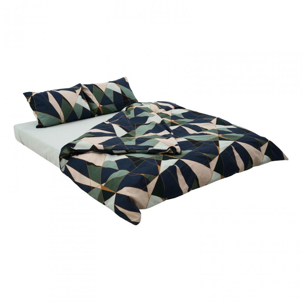Lenjerie kingsize, bumbac, 132 TC, Enzo - HR-KGBED-132-ENZ Lenjerie kingsize, bumbac, 132 TC, Enzo - HR-KGBED-132-ENZ