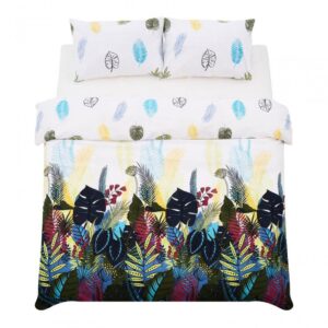 Lenjerie kingsize, bumbac, 132 TC, Lora - HR-KGBED-132-LRA