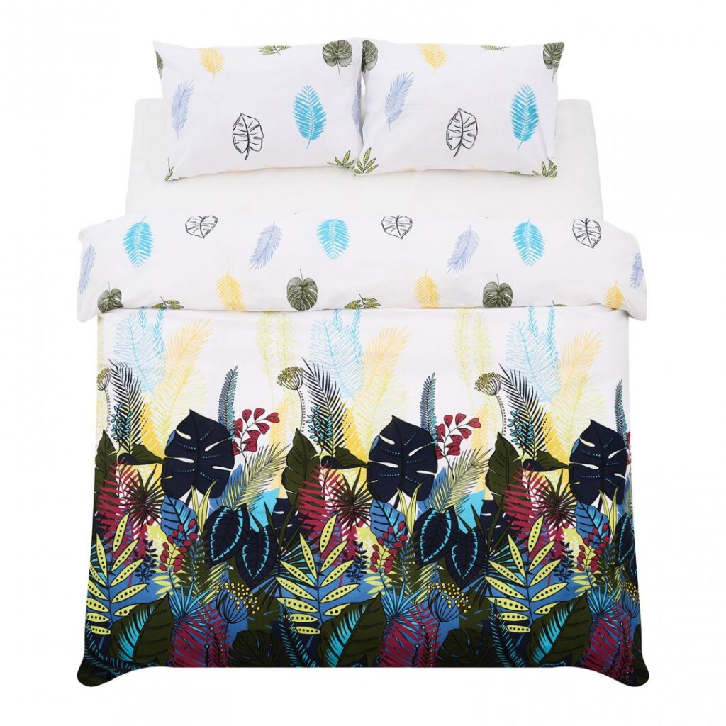 Lenjerie kingsize, bumbac, 132 TC, Lora - HR-KGBED-132-LRA Lenjerie kingsize, bumbac, 132 TC, Lora - HR-KGBED-132-LRA