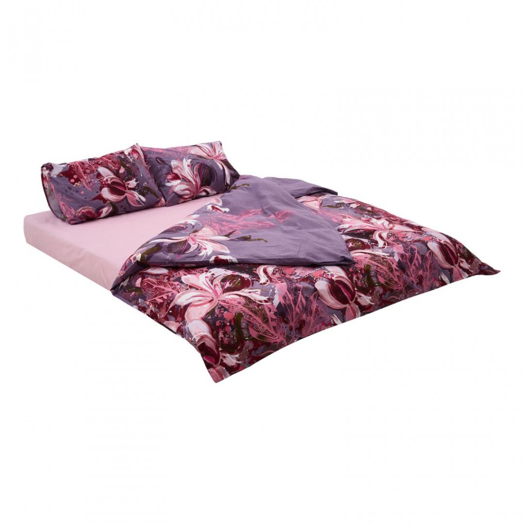 Lenjerie kingsize bumbac, 132 TC, Magnolia - HR-KGBED-132-MGN Lenjerie kingsize bumbac, 132 TC, Magnolia - HR-KGBED-132-MGN
