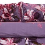 Lenjerie kingsize bumbac, 132 TC, Magnolia - HR-KGBED-132-MGN Lenjerie kingsize bumbac, 132 TC, Magnolia - HR-KGBED-132-MGN