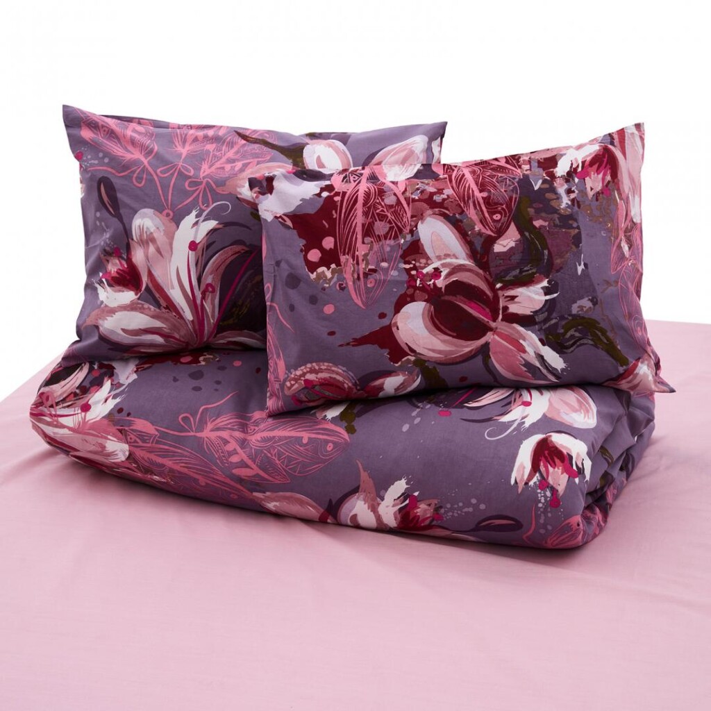 Lenjerie kingsize bumbac, 132 TC, Magnolia - HR-KGBED-132-MGN Lenjerie kingsize bumbac, 132 TC, Magnolia - HR-KGBED-132-MGN