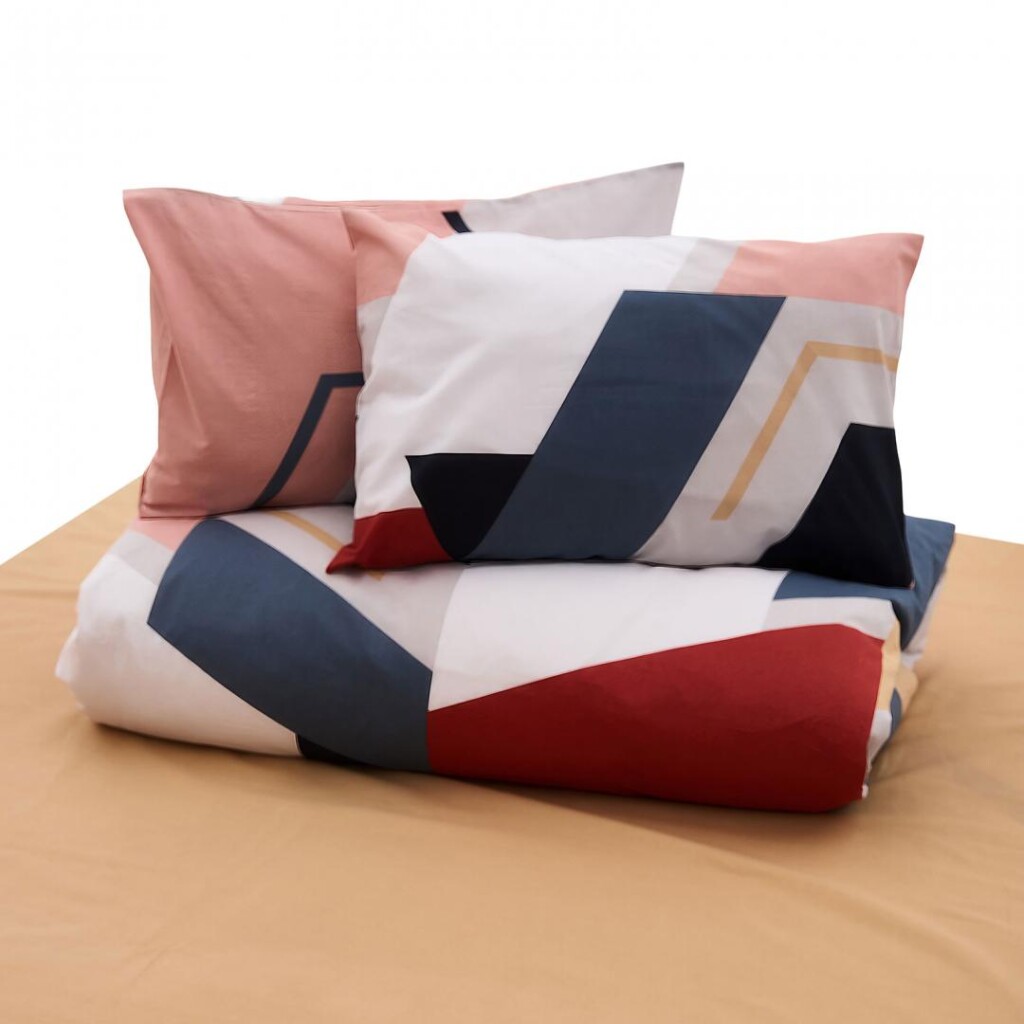 Lenjerie kingsize, bumbac, 132 TC, Ringo - HR-KGBED-132-RIN Lenjerie kingsize, bumbac, 132 TC, Ringo - HR-KGBED-132-RIN