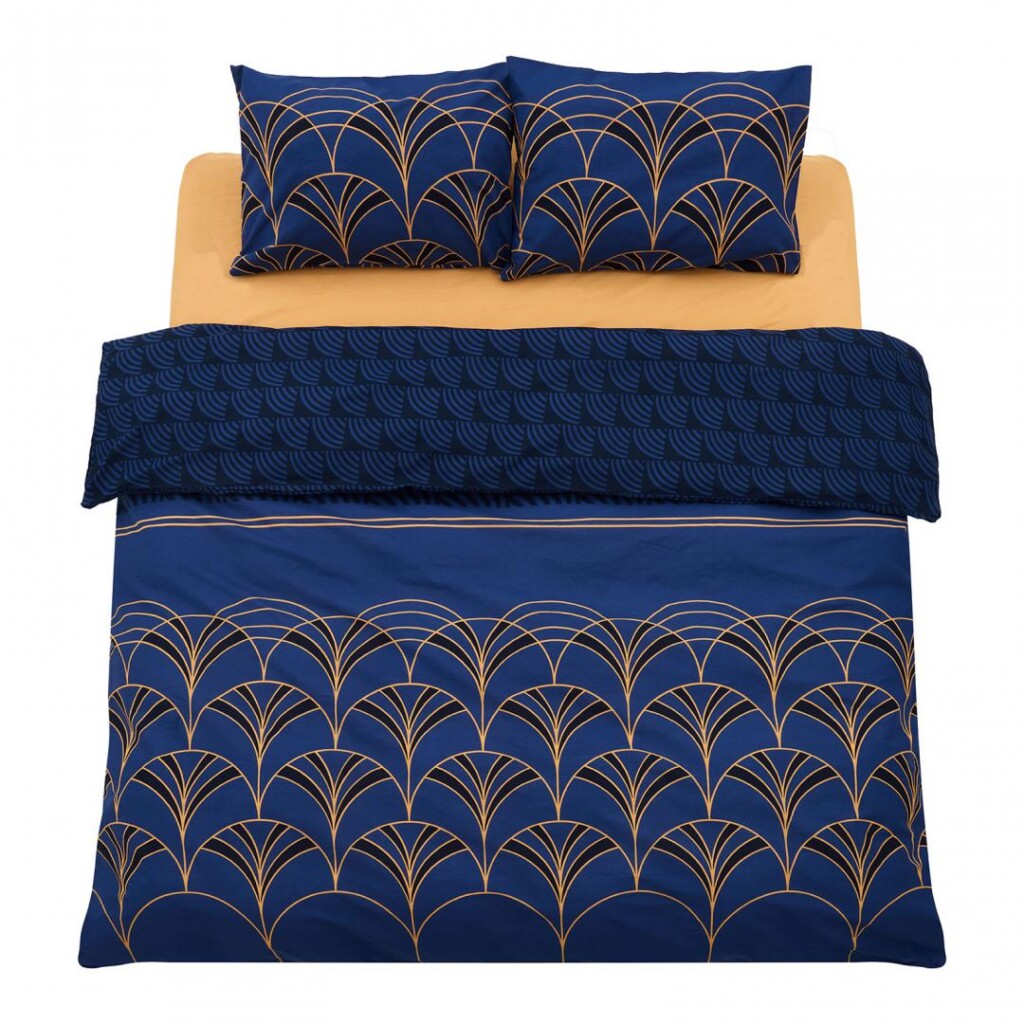Lenjerie kingsize, bumbac, 132 TC, Wave - HR-KGBED-132-WAV Lenjerie kingsize, bumbac, 132 TC, Wave - HR-KGBED-132-WAV