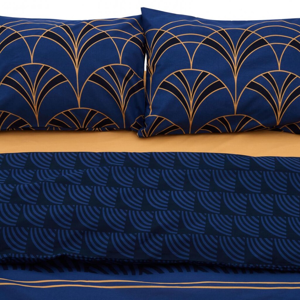 Lenjerie kingsize, bumbac, 132 TC, Wave - HR-KGBED-132-WAV Lenjerie kingsize, bumbac, 132 TC, Wave - HR-KGBED-132-WAV