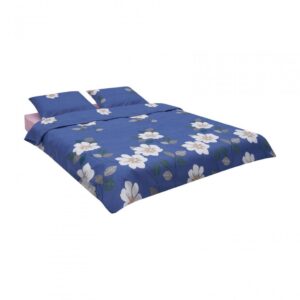 Lenjerie Vanora de pat king size Microfibra Blue Daisy - VN-4BEDYX60-BDY