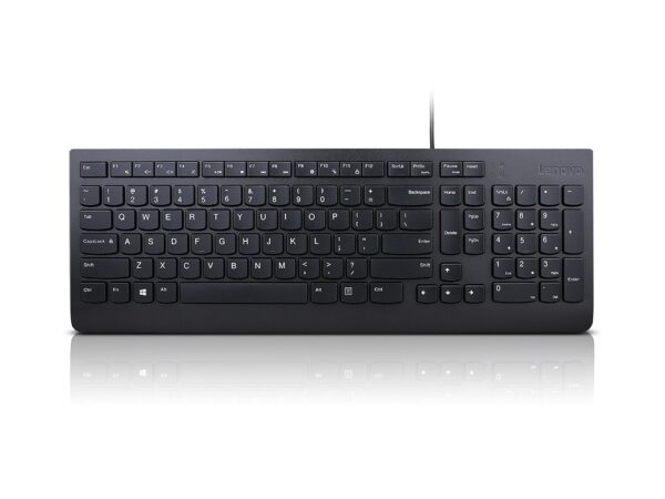 Lenovo Essential Wired Keyboard (Black) - US English 103P - 4Y41C68642