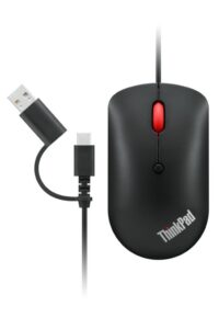 Lenovo ThinkPad USB-C Wired Compact Mouse - 4Y51D20850