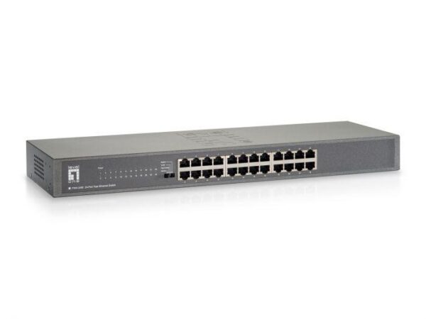 LevelOne FSW-2450 24-Port Fast Ethernet Switch, 440 x 220 x 44 mm