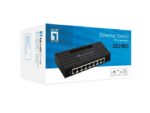 LevelOne GEU-0821 8-Port Gigabit Switch, 160.9 x 71.6 x 26.3 mm