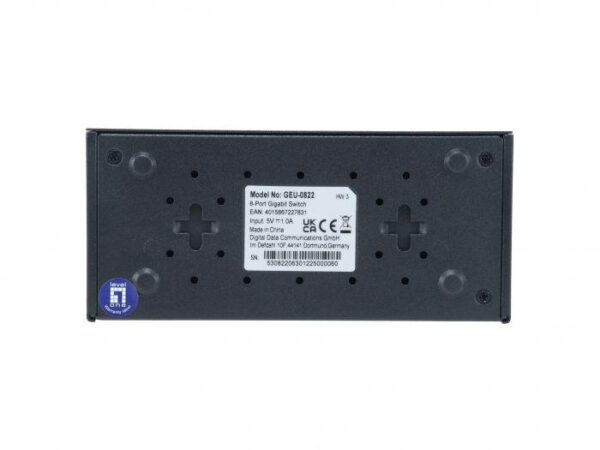 LevelOne GEU-0822 8-Port Gigabit Switch, 160.9 x 71.6 x 26.3 mm