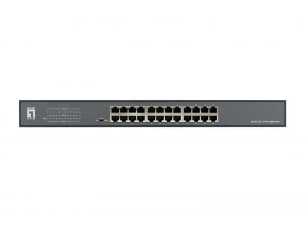 LevelOne GEU-2431 24-Port Gigabit Switch, 440 x 140 x 45 mm