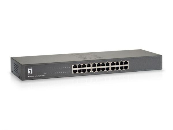 LevelOne GSW-2457 24-Port Gigabit Ethernet Switch, 440 x 220 x 44 mm