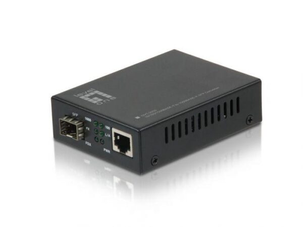 LevelOne GVT-2000 RJ-45 to SFP Gigabit Ethernet Media Converter