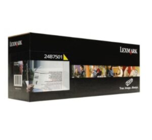 LEXMARK 24B7501 YELLOW CARTRIDGE