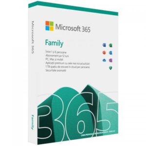 Licenta Cloud Retail Microsoft 365 Family English Subscriptie 1 - 6GQ-01556