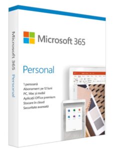 Licenta Cloud Retail Microsoft 365 Personal English Subscriptie 1 - QQ2-00989
