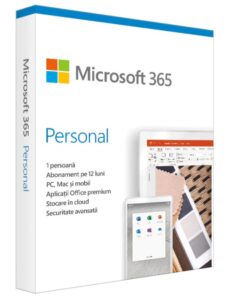 Licenta Cloud Retail Microsoft 365 Personal Romanian Subscriptie 1 - QQ2-01002