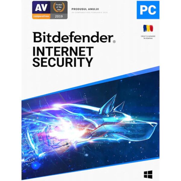 Licenta retail Bitdefender Internet Security - protectie completapentruWindows, valabila - IS03ZZCSN2405BEN