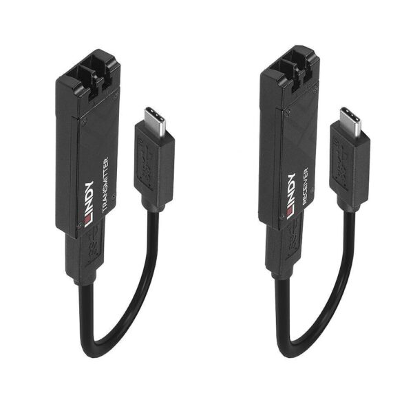 Lindy 100m Fibre Optic USB 3.2 Type C Extender - LY-43312