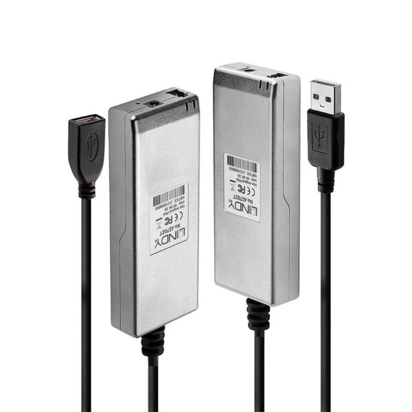 Lindy 200m Fibre Optic USB 2.0 Extender, latim - LY-42702